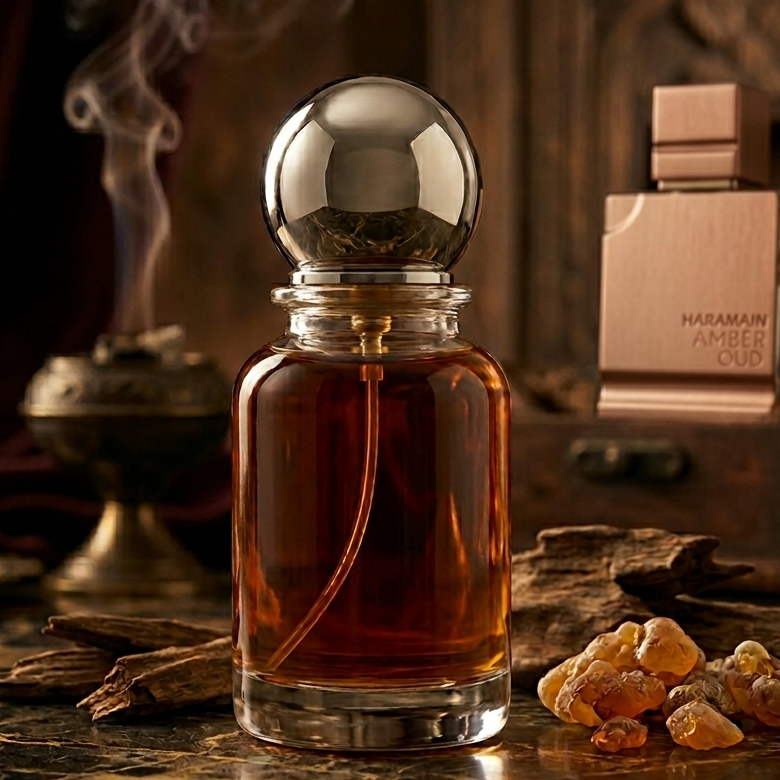 Inspirado en Amber Oud de Al Haramain